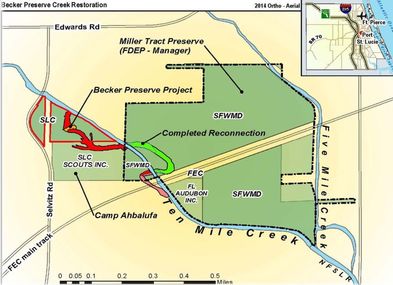 North Fork St. Lucie River, FL (1135) Project map North Fork St. Lucie River, FL (1135) Project map